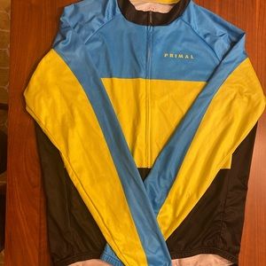 Primal long sleeve full zip cycling jersey